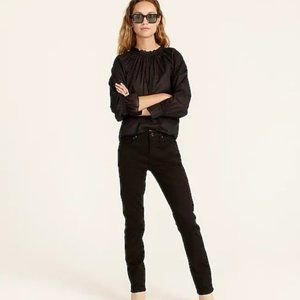 Black Straight Leg J. Crew Jeans